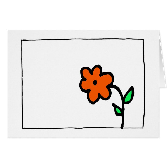 petite fleur de griffonnage des IWW (Devant Horizontal)