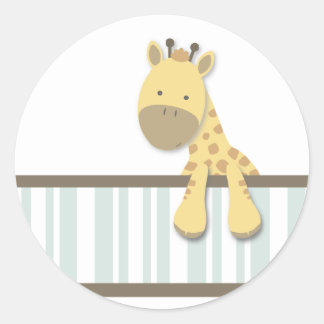 Petite girafe {Turquoise} | Stickers