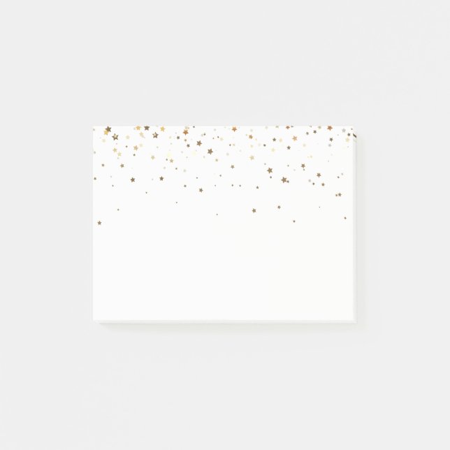 Petite Golden Stars Post-it-Notes Post-it Notes (Front)