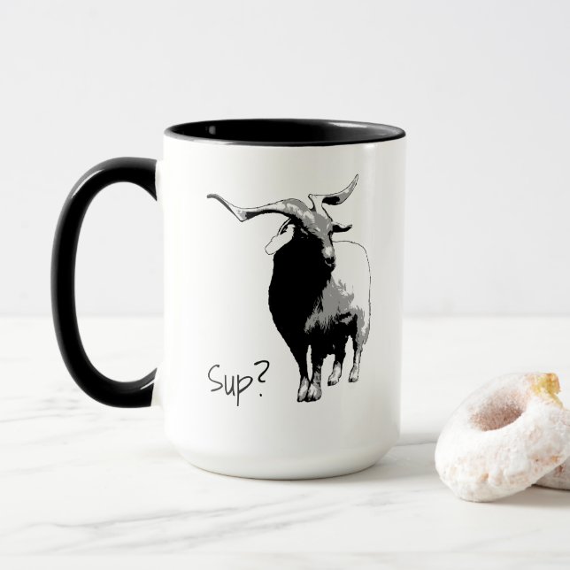 Petite gorgée ? Pièce en t classique de tasse (Avec donut)