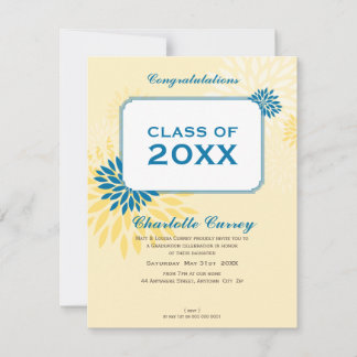 PETITE GRADUATION ANNOUNCEMENT :: GRAD105 8 P
