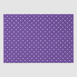 Petite Hearts on Bright Purple Tissue Paper