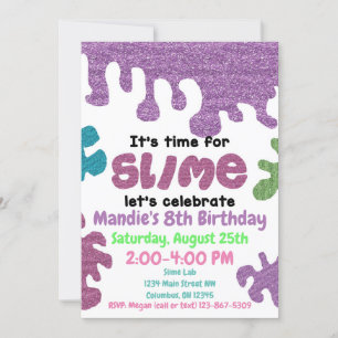 Petite invitation à la fête d'anniversaire; labora