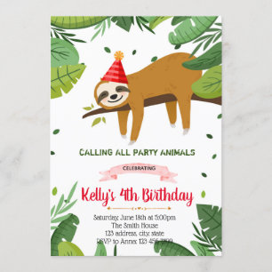 Petite invitation à l'anniversaire