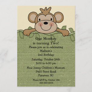 Petite invitation d'anniversaire de enfant de