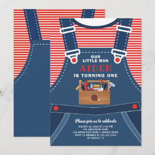Petite invitation d'anniversaire de garçons