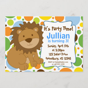 Petite invitation de fête d'anniversaire du Roi