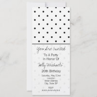 Petite Invitation du parti Pois noir