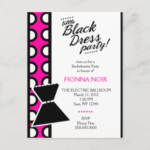 PETITE INVITATION NOIRE DE LA ROBE 311