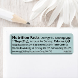 Petite Linéaire Miel Valeur nutritive Bleu