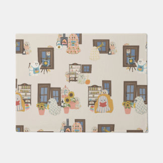 Petite Maison Hantée | Tapis de sol cosy d'automne