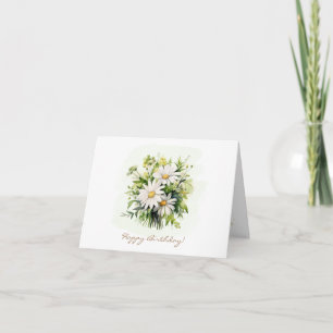 Petite marguerite personnalisée Anniversaire