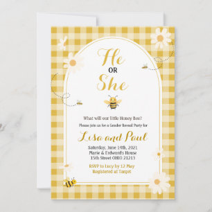Petite mignonne Bee Genre Reveillez Invitation