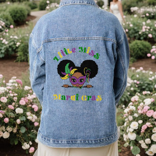 Petite Miss Mardi Gras Afro Girl