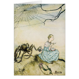 Petite Miss Muffet Vintage par Arthur Rackham