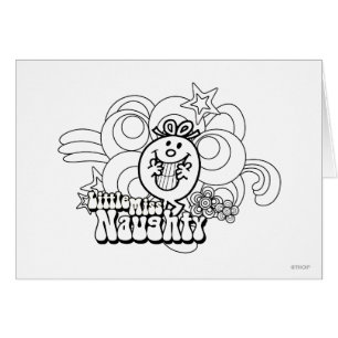 Petite Miss Naughty avec un Arrière - plan audacie