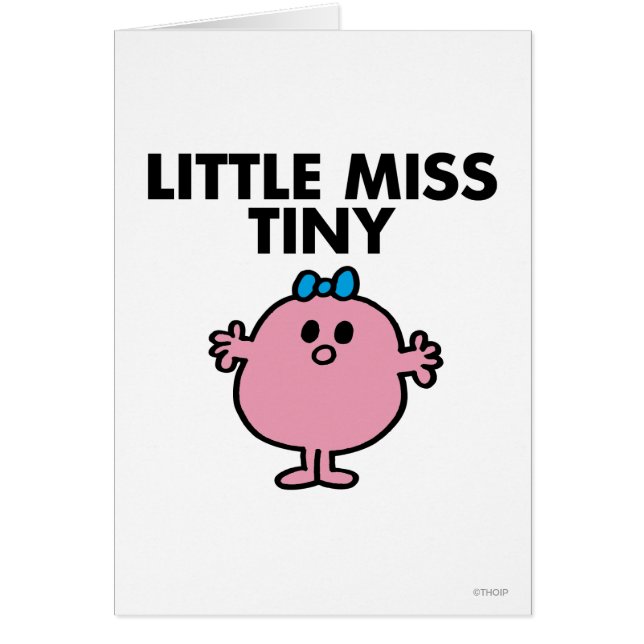 Petite Miss Tiny | Lettres noires (Devant)