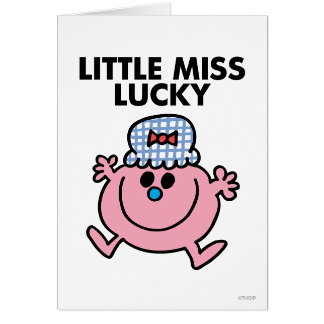 Petite Mlle Lucky | Lettres noires (Devant)