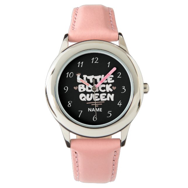 Petite montre de reine noire (devant)