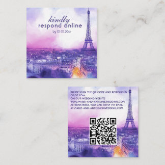 Petite Online Reply Request Amour Éternel  Enclosure Card