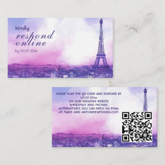 Petite Online Reply Request Amour Éternel  Enclosure Card