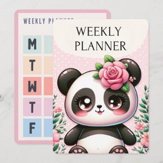 Petite Panda's Weekly Blossom Planner