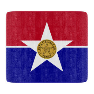 Petite planche à découper en verre- drapeau de Dal