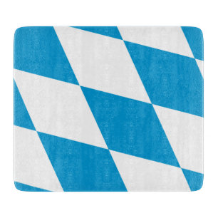 Petite planche à découper en verre- drapeau de la