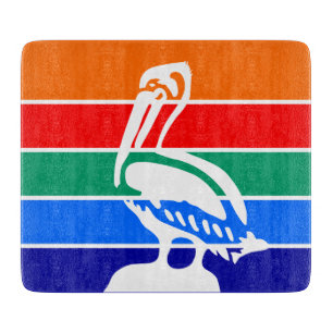 Petite planche à découper en verre, drapeau de Sai