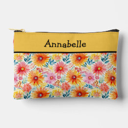 Petite pochette d'accessoires colorée