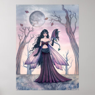 Petite poitrine de la bête avec Poster du dragon