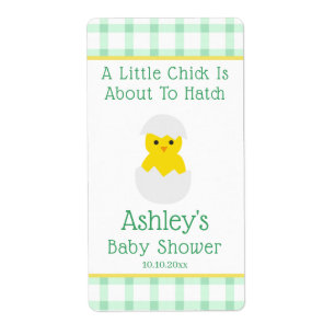 Petite poussin à éclore Baby Shower pour bébé de g
