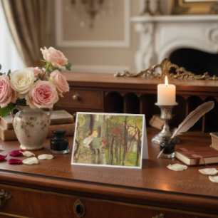Petite princesse dans la forêt