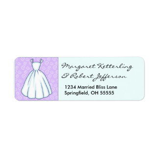 Petite robe Mariage Étiquette de adresse personnal