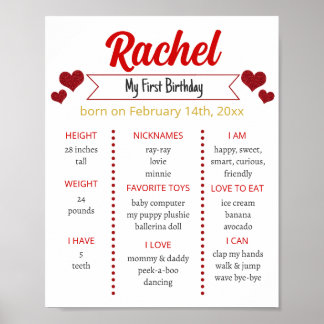 Petite Saint Valentin Anniversaire Poster