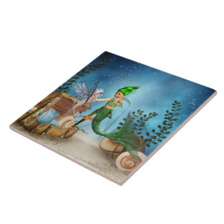 Petite sirène 4 carreaux