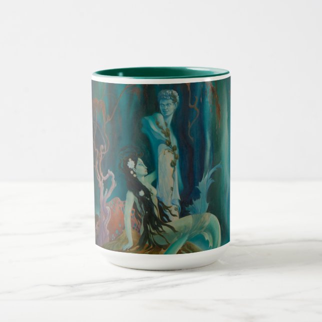 Petite sirène Vintage Fairytale Coffee Mug (Centre)