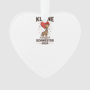 Petite sœur 2024 Conception de sœur girafe mignonn
