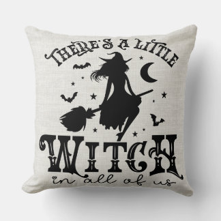 Petite Sorcière en Nous Tous.. Coussin