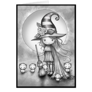 Petite Sorcière Halloween Colorez Votre Propre Car