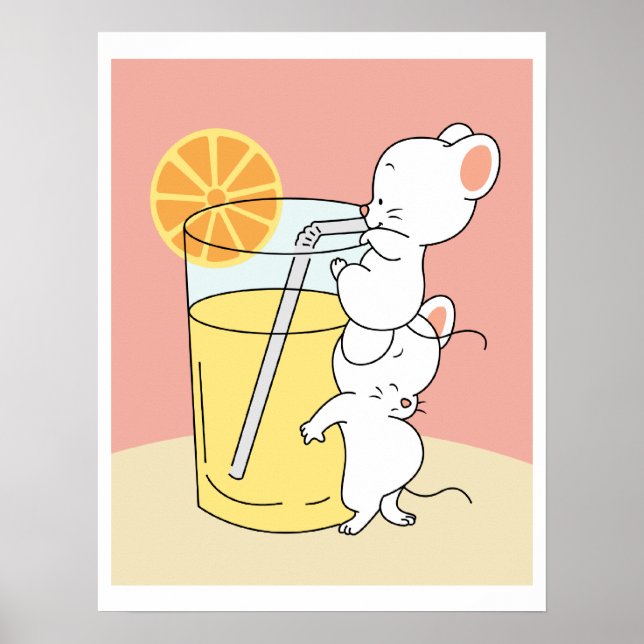 Petite souris s'entraider Poster (Devant)