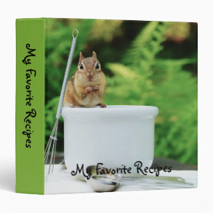 Petite tamia 1" de Baker classeur de recette