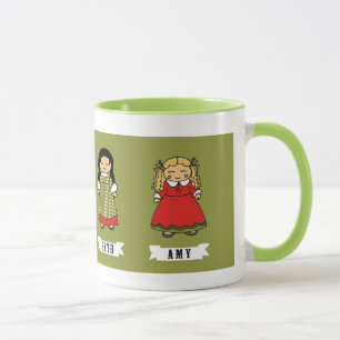 Petite tasse de filles de mars de femmes