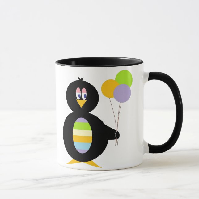 Petite tasse heureuse de pingouin (Droite)