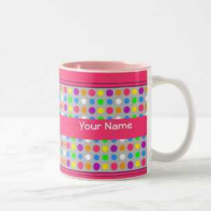 Petite tasse lumineuse de points