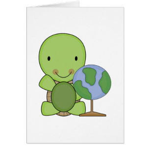 petite tortue géographique mignonne