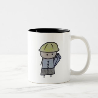 Petite une tasse de ton de l'architecte deux