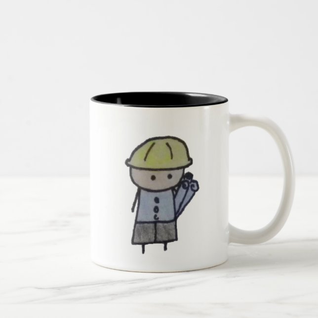 Petite une tasse de ton de l'architecte deux (Droit)