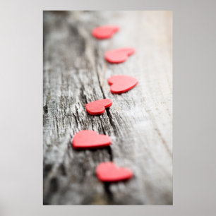 Petites affiche de coeurs/copie de toile