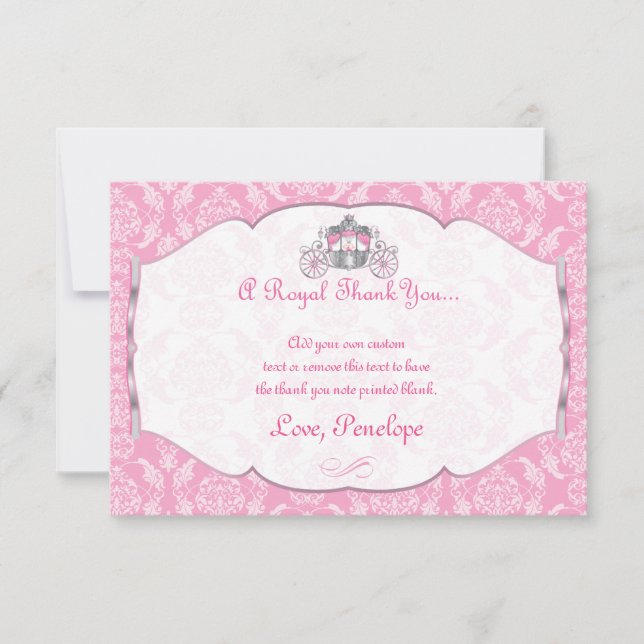 Petites cartes de princesse Merci (Devant)